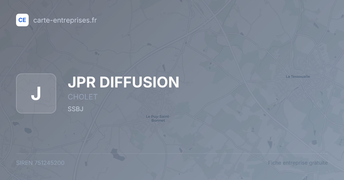 JPR DIFFUSION — 751245200 — fiche entreprise