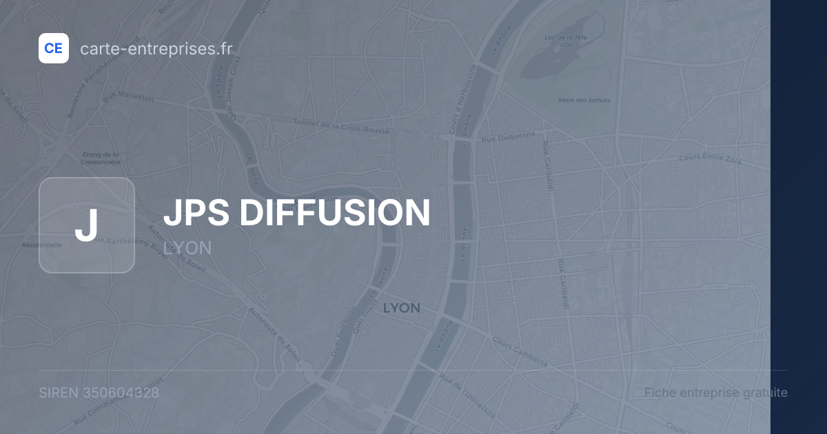 JPS DIFFUSION — 350604328 — fiche entreprise