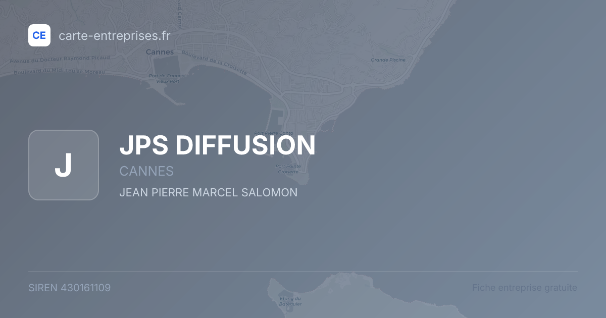 JPS DIFFUSION — 430161109 — fiche entreprise