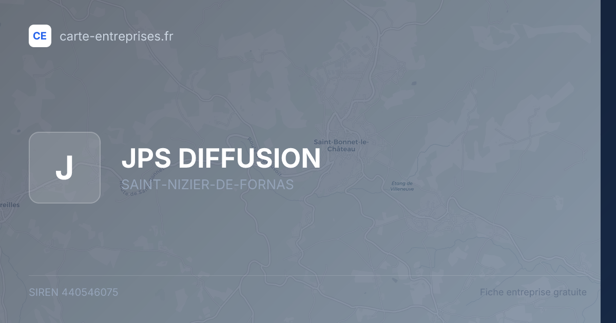 JPS DIFFUSION — 440546075 — fiche entreprise