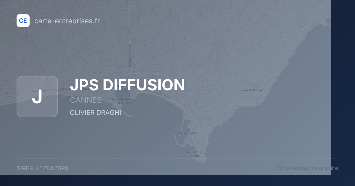JPS DIFFUSION — 452842099 — fiche entreprise
