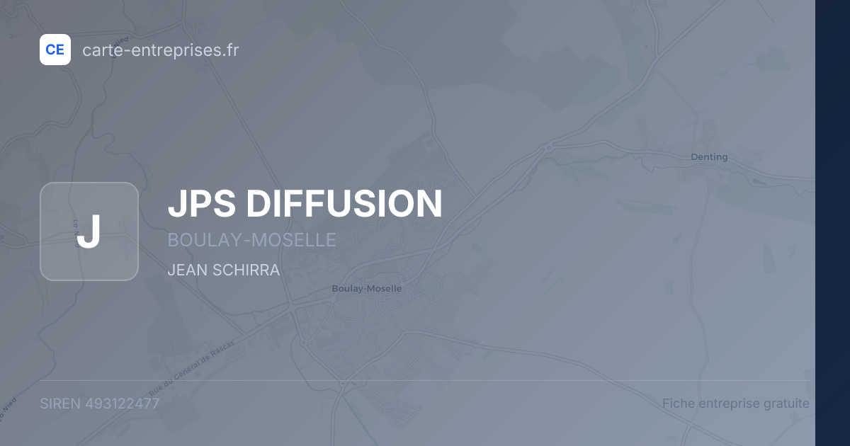 JPS DIFFUSION — 493122477 — fiche entreprise