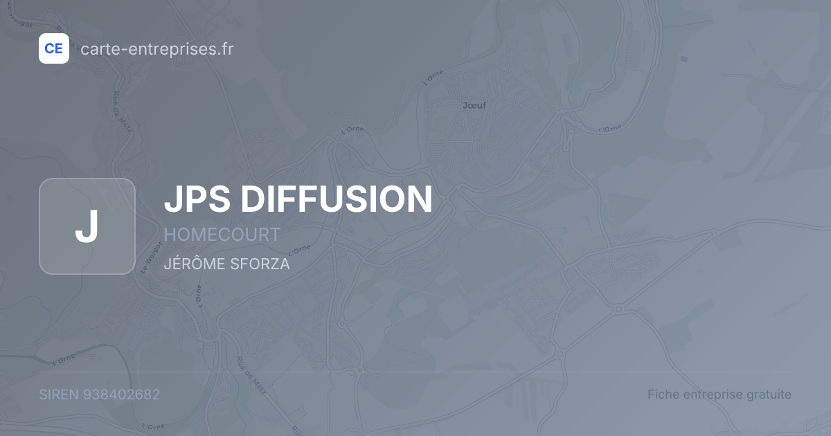 JPS DIFFUSION — 938402682 — fiche entreprise