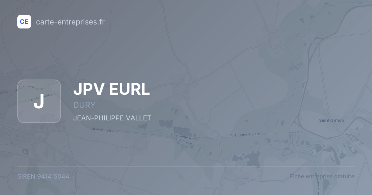 JPV EURL — 941415044 — fiche entreprise
