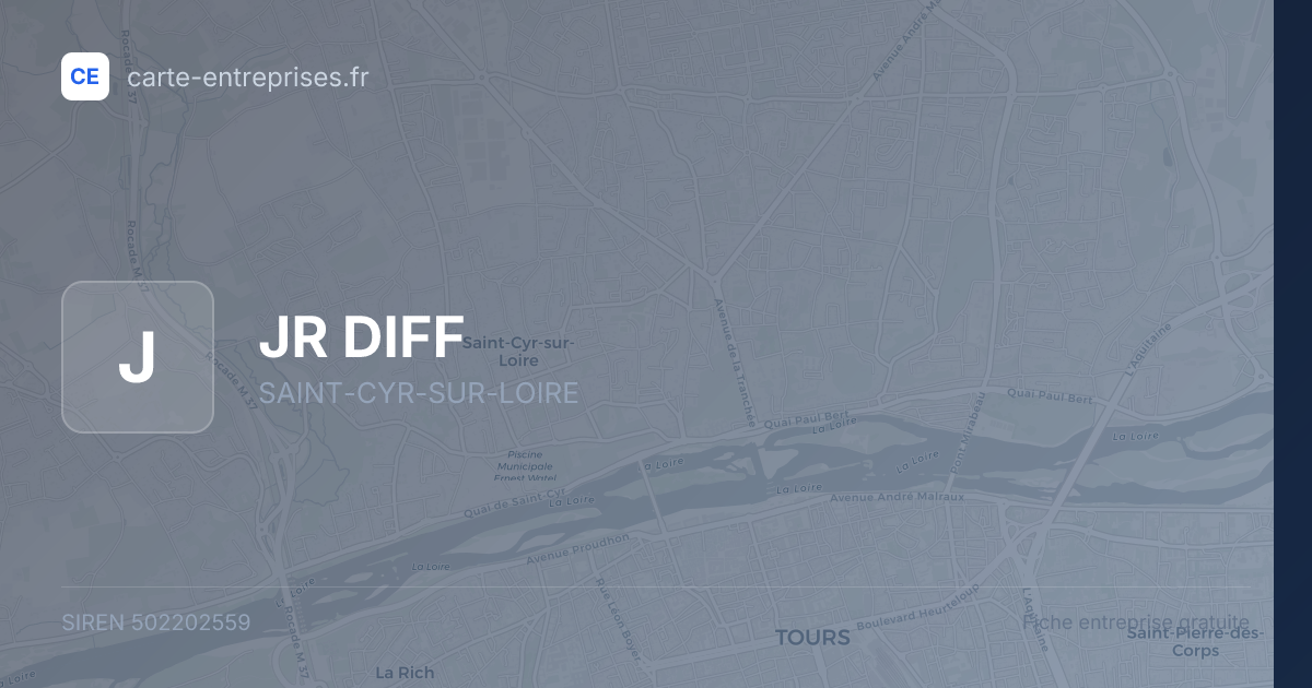 JR DIFF — 502202559 — fiche entreprise