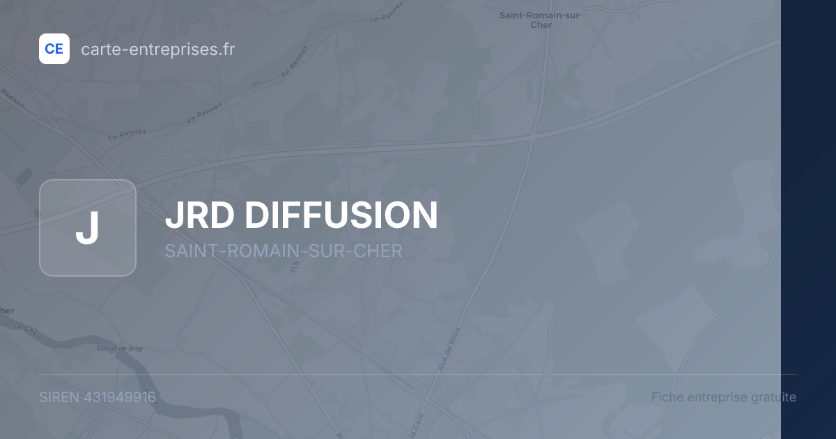 JRD DIFFUSION — 431949916 — fiche entreprise