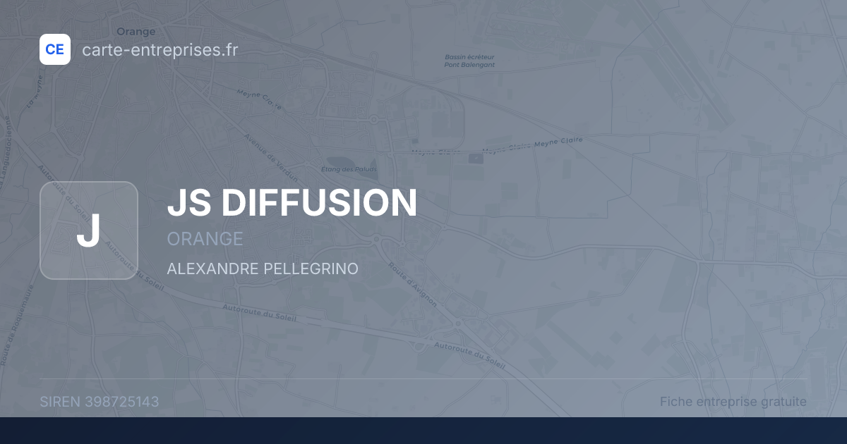 JS DIFFUSION — 398725143 — fiche entreprise