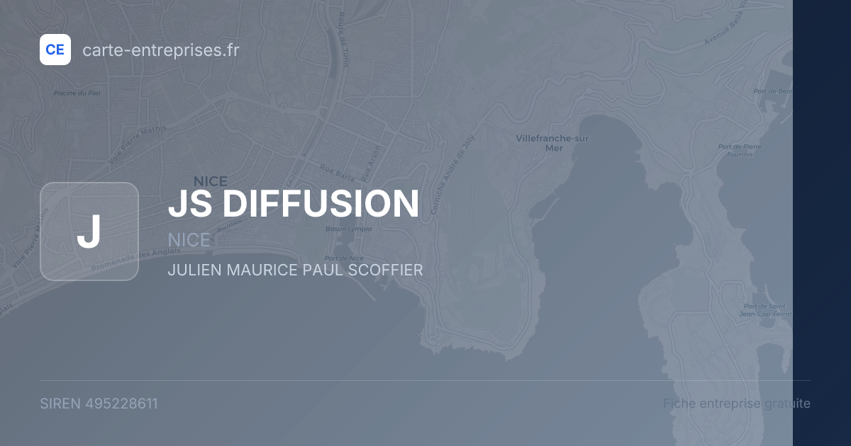 JS DIFFUSION — 495228611 — fiche entreprise