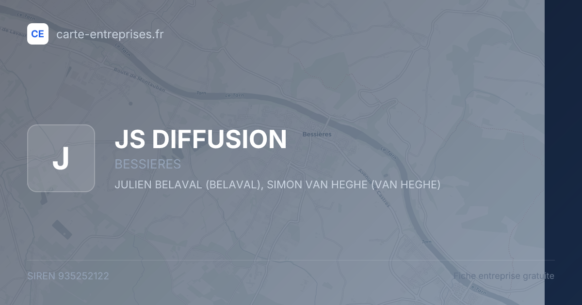 JS DIFFUSION — 935252122 — fiche entreprise