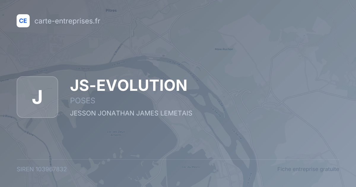 JS-EVOLUTION — 103967832 — fiche entreprise