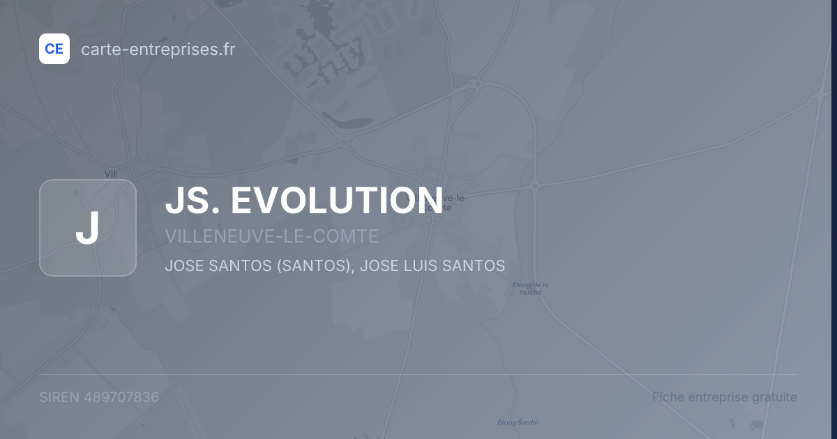 JS. EVOLUTION — 489707836 — fiche entreprise