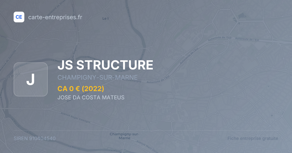 JS STRUCTURE — 910404540 — fiche entreprise