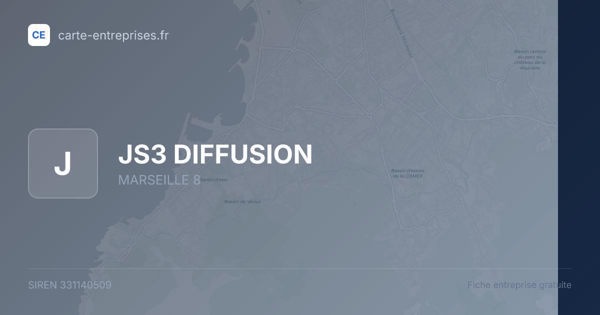 JS3 DIFFUSION — 331140509 — fiche entreprise