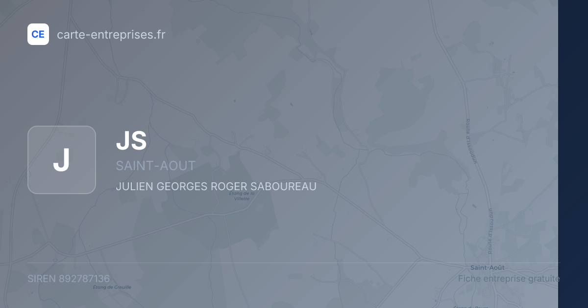 JS — 892787136 — fiche entreprise