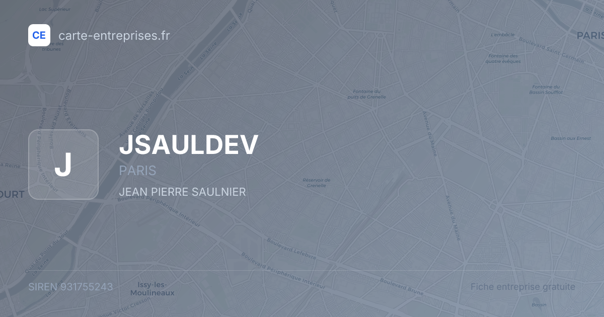 JSAULDEV — 931755243 — fiche entreprise