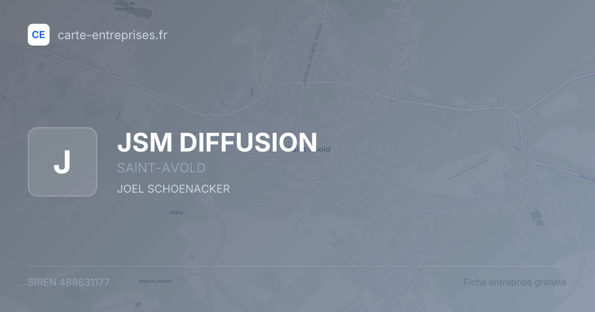 JSM DIFFUSION — 488631177 — fiche entreprise