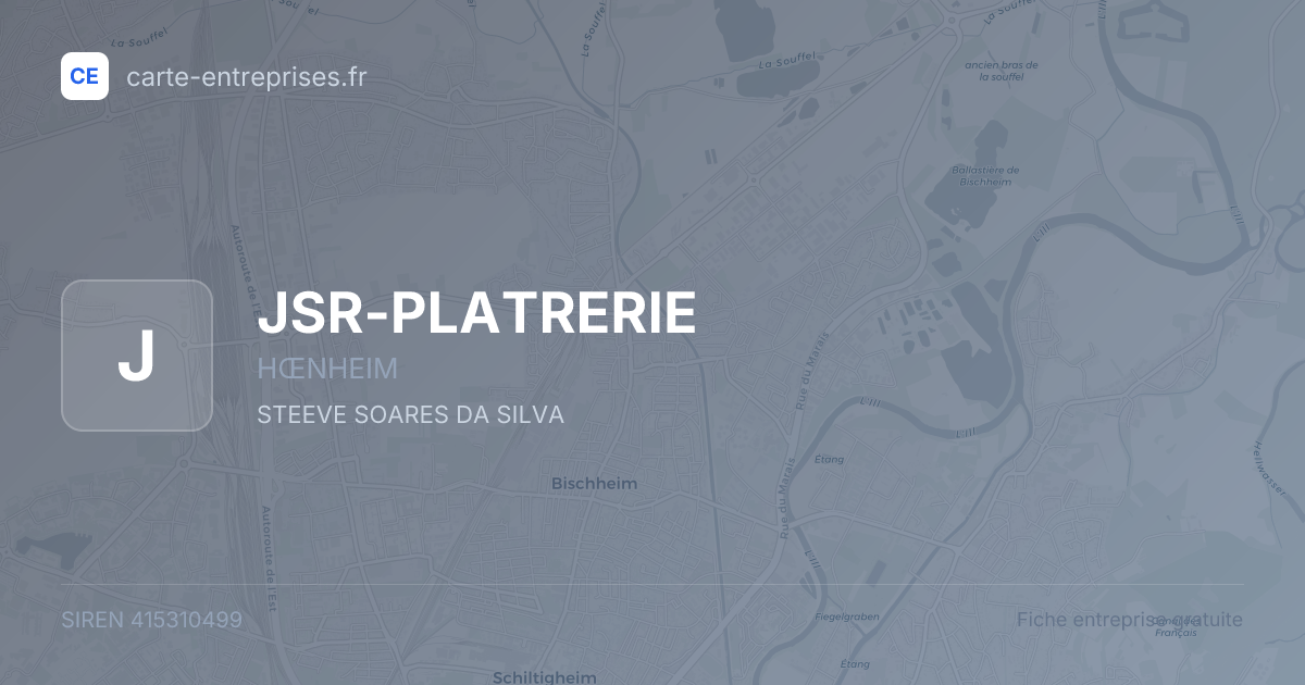 JSR-PLATRERIE — 415310499 — fiche entreprise