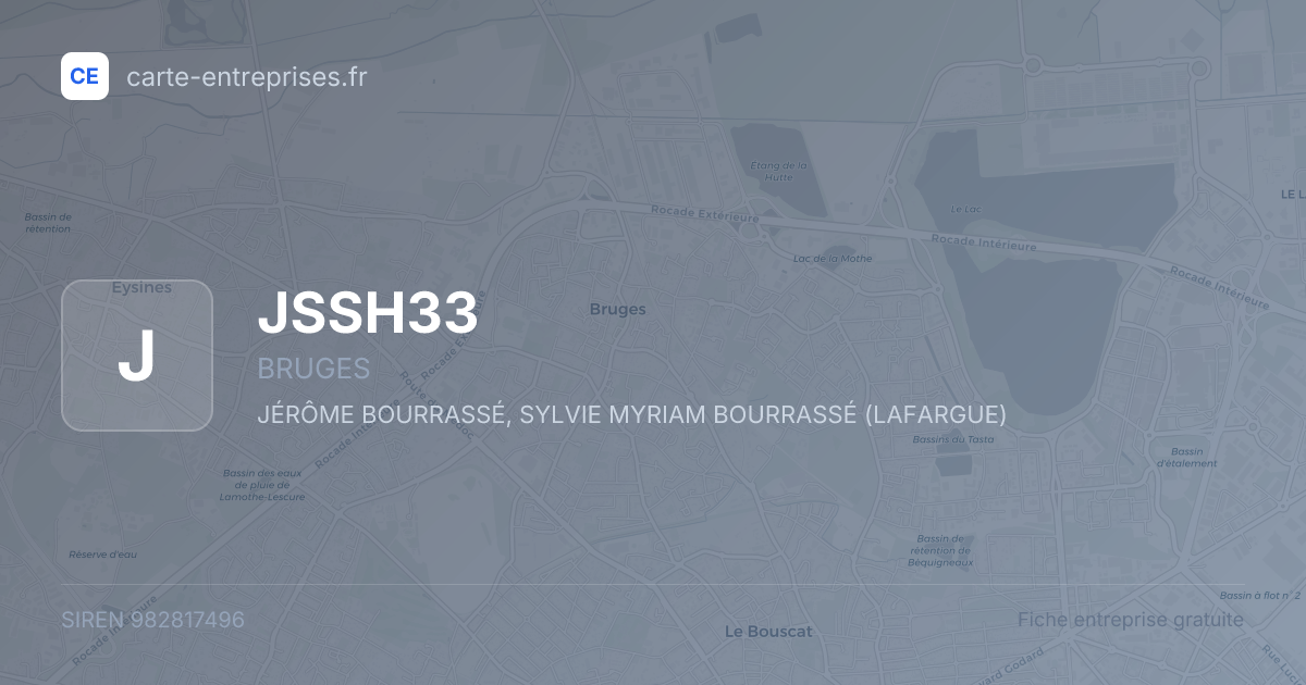 JSSH33 — 982817496 — fiche entreprise
