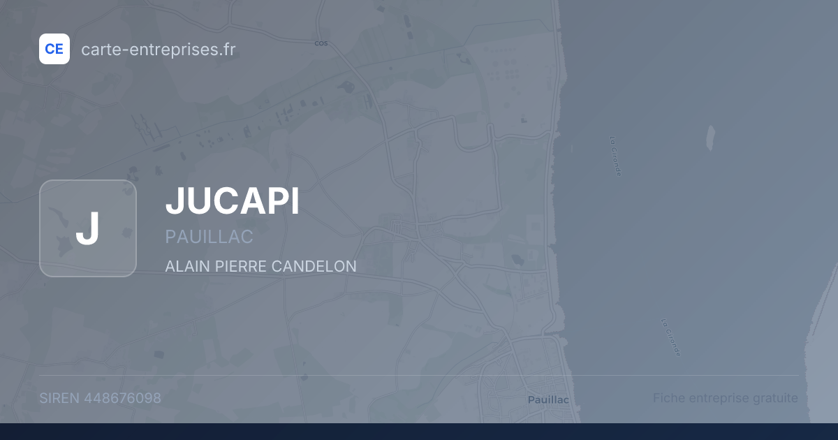 JUCAPI — 448676098 — fiche entreprise