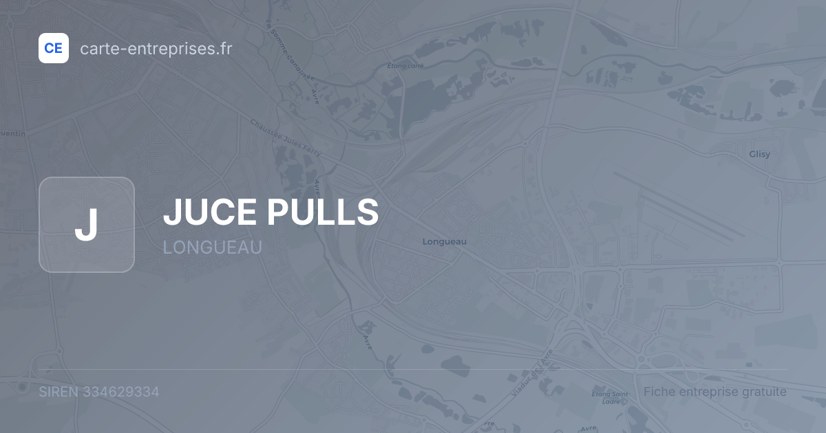 JUCE PULLS — 334629334 — fiche entreprise