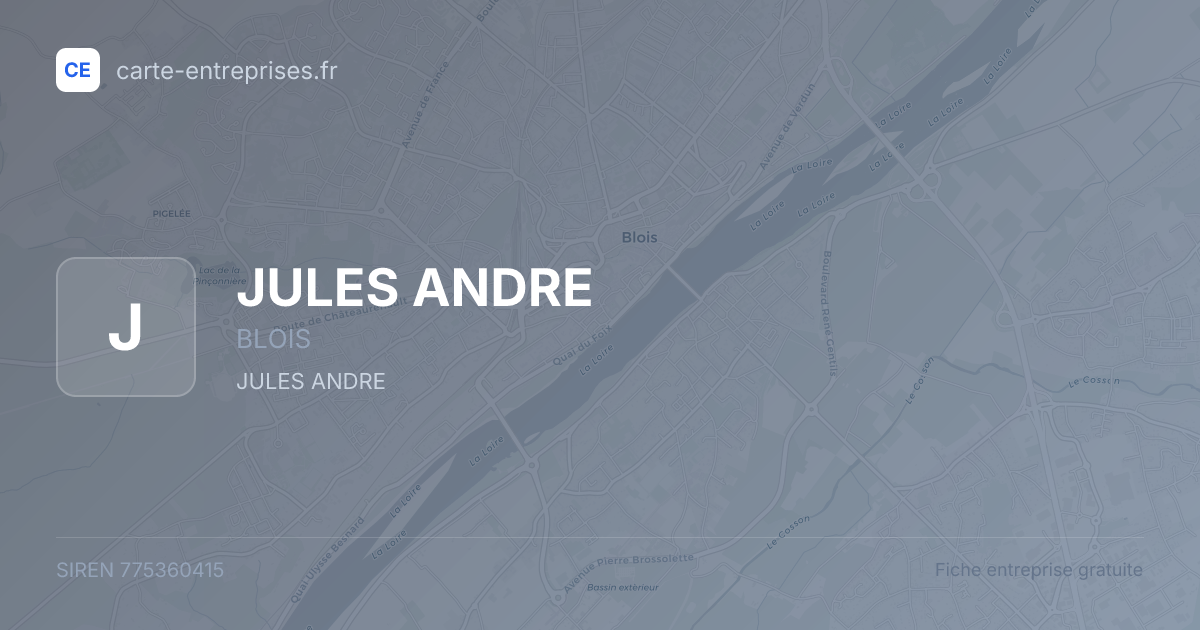 JULES ANDRE — 775360415 — fiche entreprise