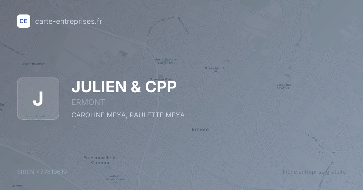 JULIEN & CPP — 477819619 — fiche entreprise