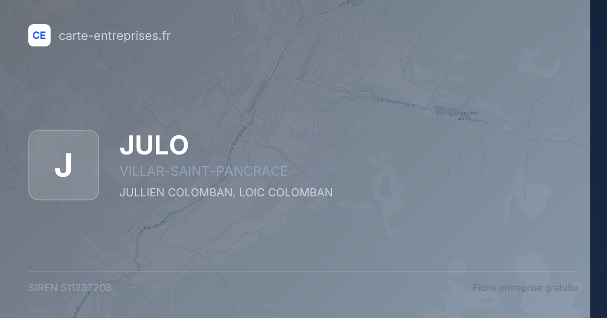 JULO — 511237208 — fiche entreprise