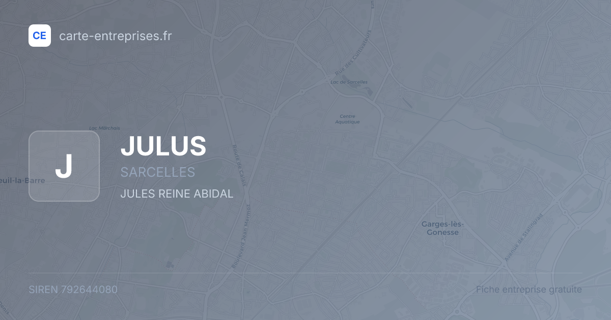 JULUS — 792644080 — fiche entreprise