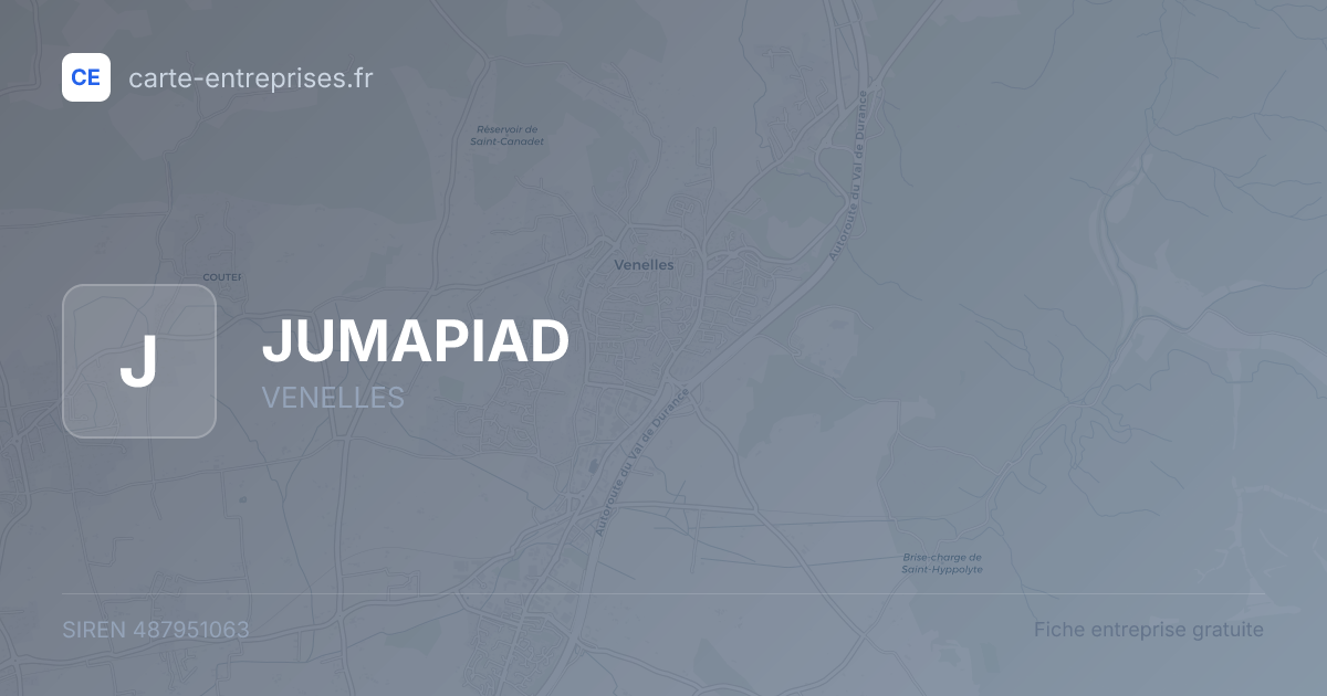 JUMAPIAD — 487951063 — fiche entreprise