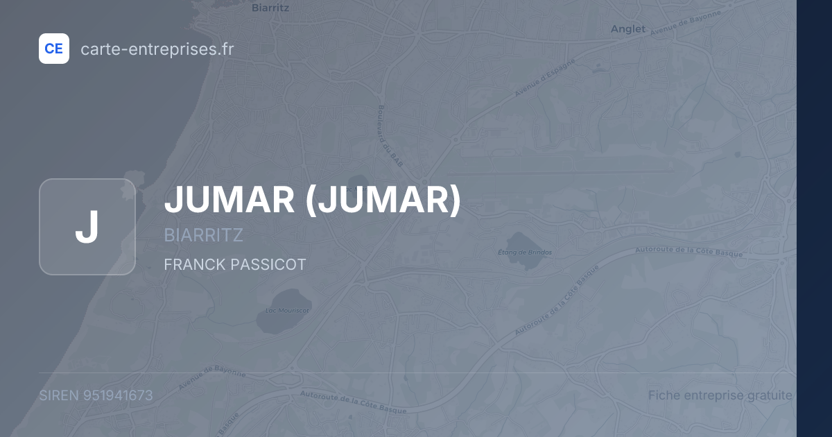 JUMAR — 951941673 — fiche entreprise