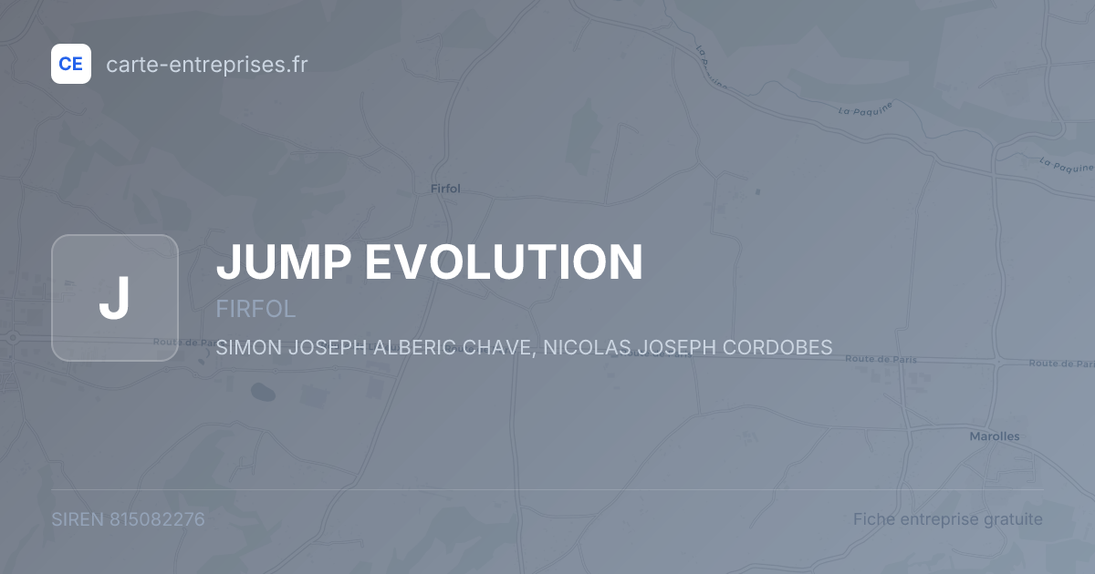 JUMP EVOLUTION — 815082276 — fiche entreprise