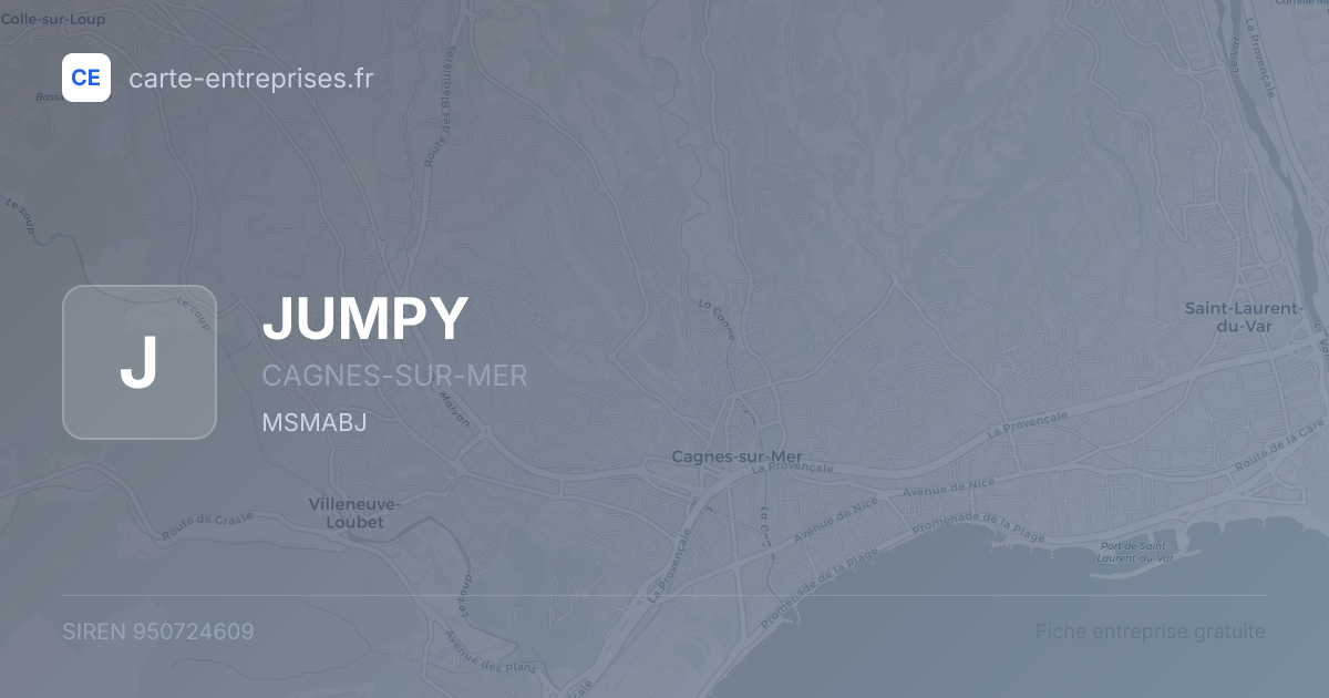 JUMPY — 950724609 — fiche entreprise