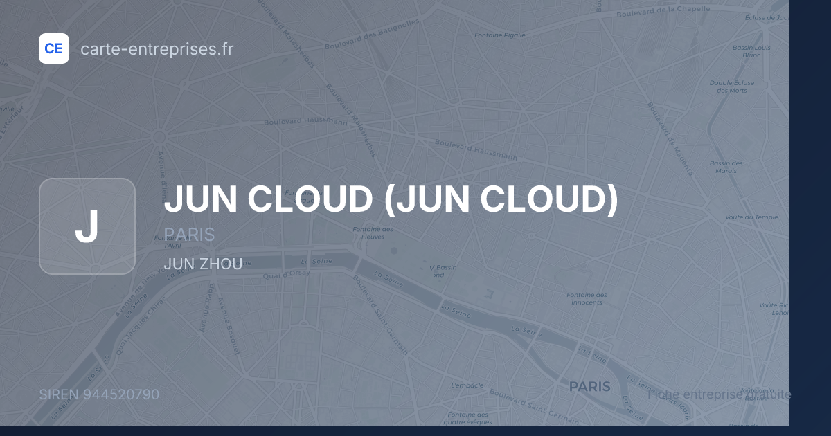 JUN CLOUD — 944520790 — fiche entreprise