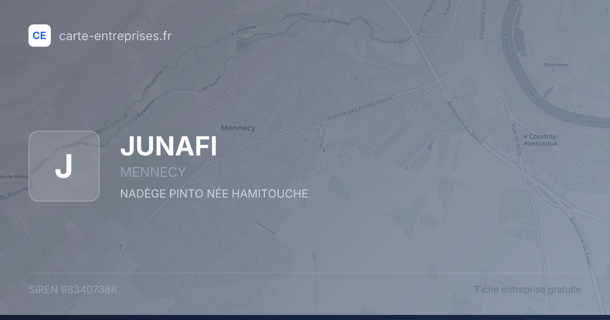 JUNAFI — 983407388 — fiche entreprise