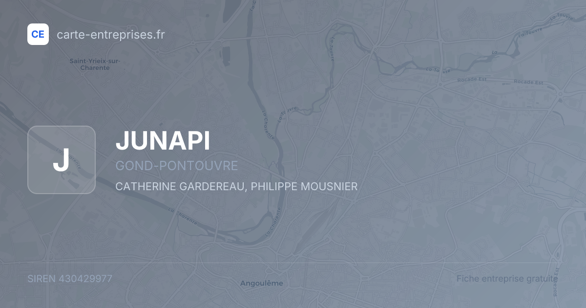 JUNAPI — 430429977 — fiche entreprise