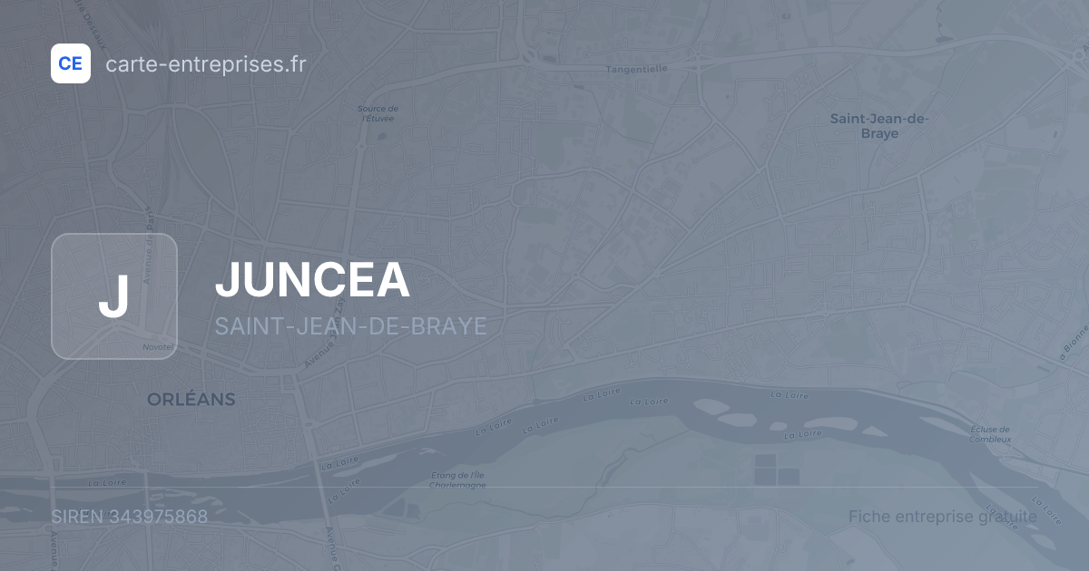 JUNCEA — 343975868 — fiche entreprise