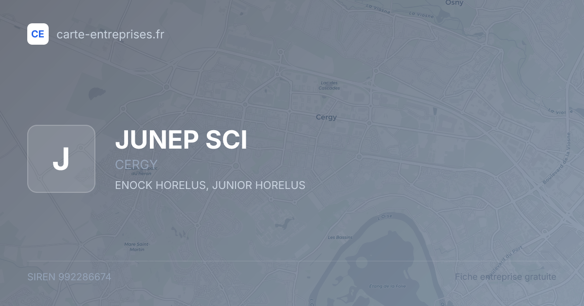 JUNEP SCI — 992286674 — fiche entreprise