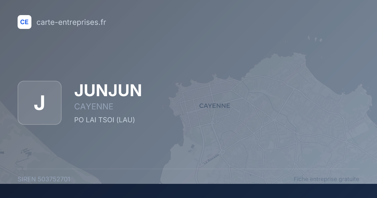 JUNJUN — 503752701 — fiche entreprise