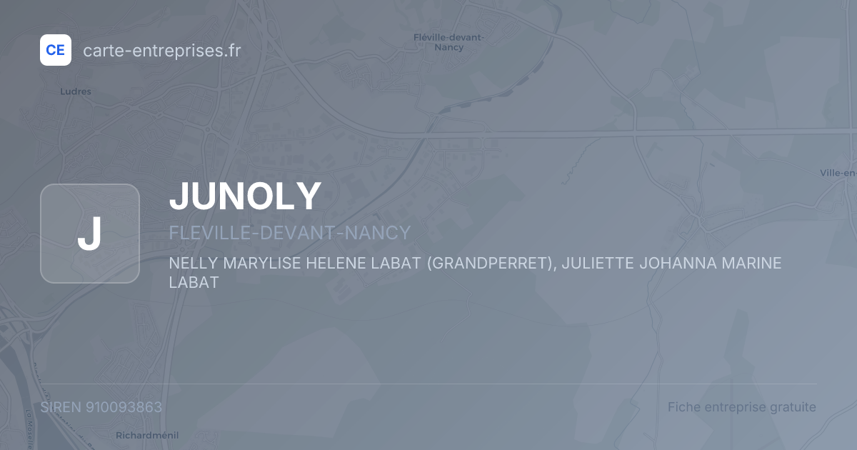 JUNOLY — 910093863 — fiche entreprise
