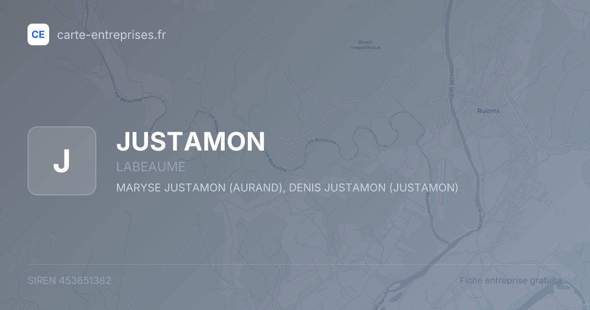JUSTAMON — 453651382 — fiche entreprise