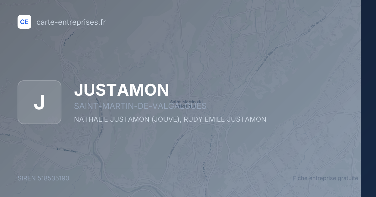 JUSTAMON — 518535190 — fiche entreprise