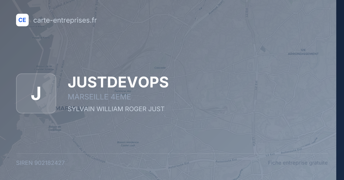 JUSTDEVOPS — 902182427 — fiche entreprise