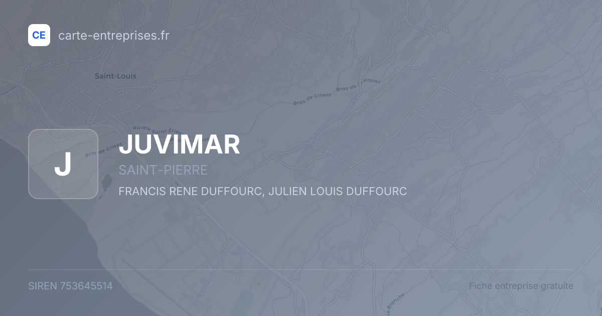 JUVIMAR — 753645514 — fiche entreprise