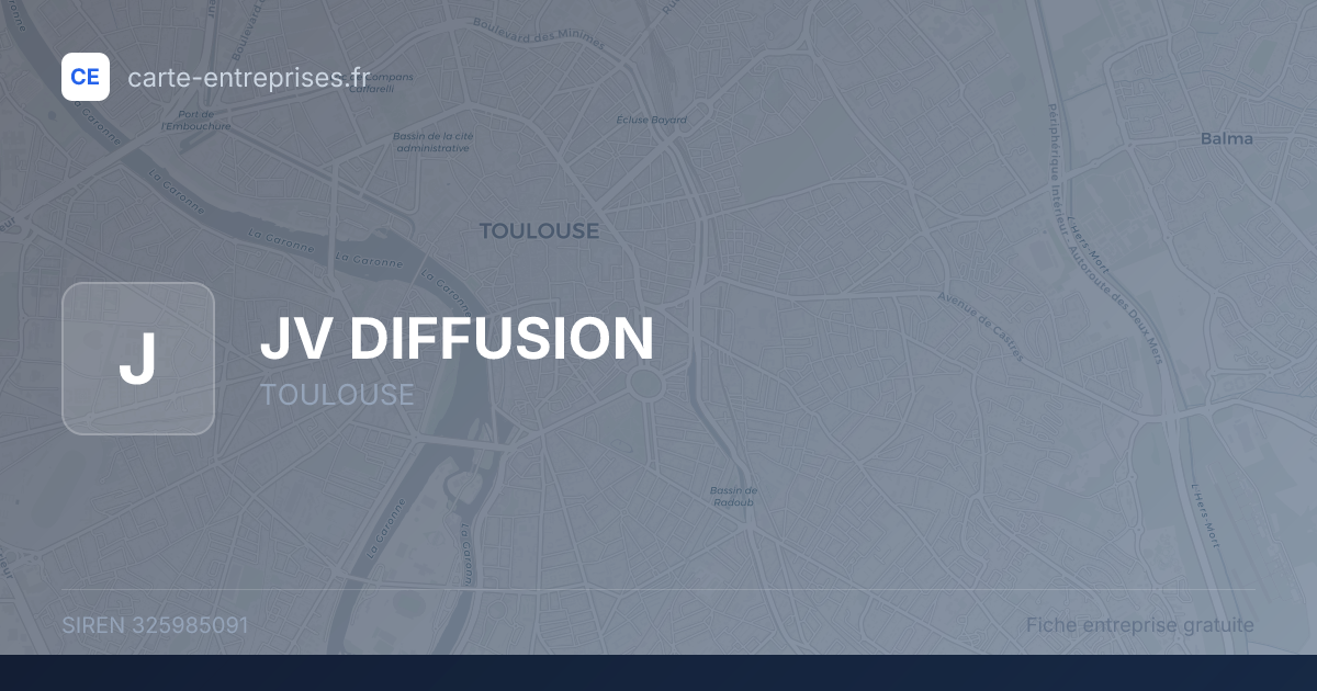 JV DIFFUSION — 325985091 — fiche entreprise