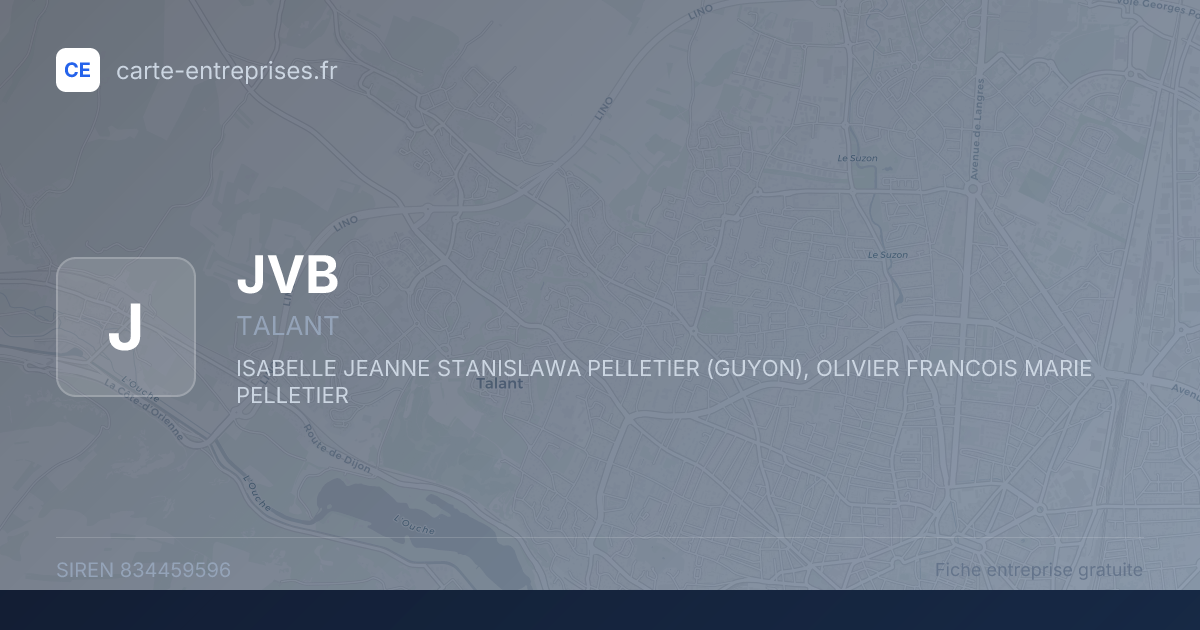 JVB — 834459596 — fiche entreprise
