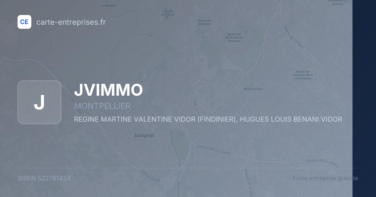 JVIMMO — 522781434 — fiche entreprise