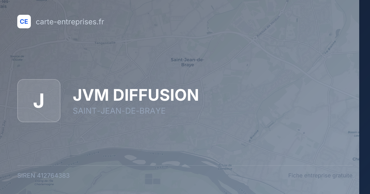 JVM DIFFUSION — 412764383 — fiche entreprise