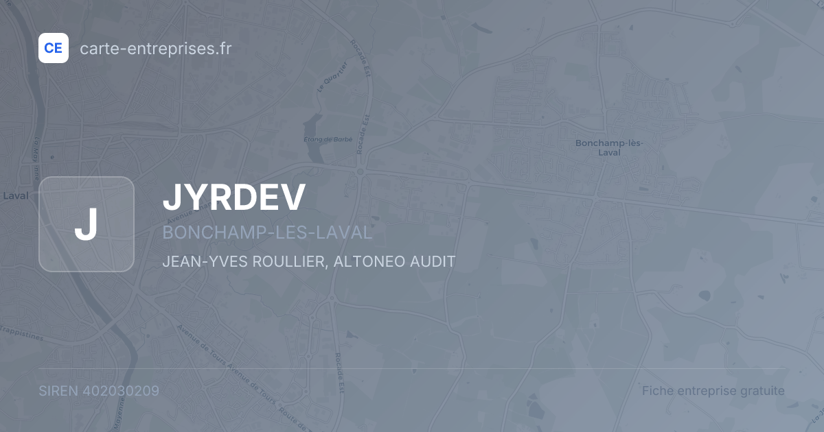 JYRDEV — 402030209 — fiche entreprise