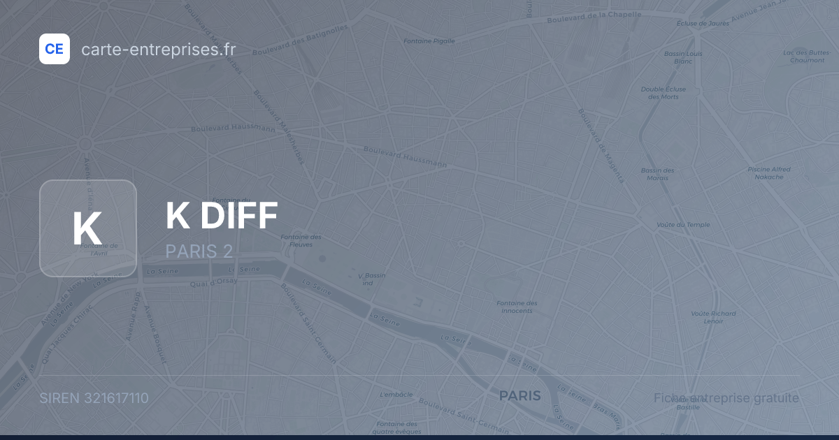 K DIFF — 321617110 — fiche entreprise
