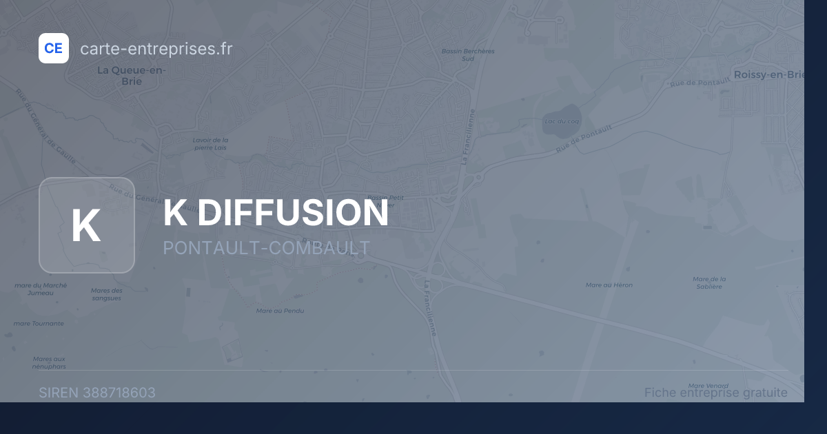 K DIFFUSION — 388718603 — fiche entreprise